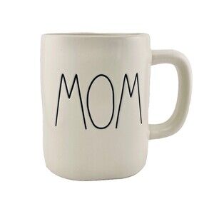 Rae Dunn By Magenta MOM EST 2022 White Coffee Ceramic Mug Mother's Day Newborn